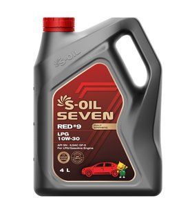 Моторна олива S-OIL SEVEN RED #9 SN 10W-30 синтетична, для бензинових двигунів 4л (SNLPG10304) SNLPG10304 фото