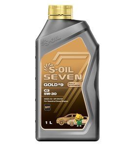 Моторное масло S-OIL SEVEN GOLD #9 C3 5W-30 синтетическая, универсальная 1л (SNG5301) SNG5301 фото