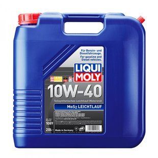 Напівсинтетична олива MoS2 Leichtlauf SAE 10W-40 (Молібден) 20 л. 1089 фото