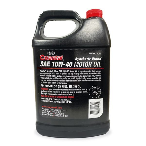 Моторна синтетична олива Coastal Synthetic blend 10W-40 3,785 л (19205) 19205 фото