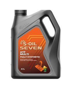 Трансмісійна олива S-OIL SEVEN ATF MULTI трансмісійна, синтетична 4 л SNATFM4 фото