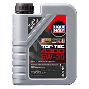 Синтетична моторна олива Liqui Moly Top Tec 4300 SAE 5W-30 1 л. (2323) 2323 фото