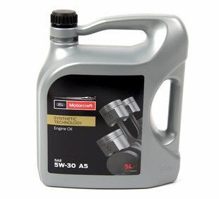 Моторне масло, синтетичне Ford Motorcraft Motor Oil A5 5W30 5L (15CF54) 15CF54 фото