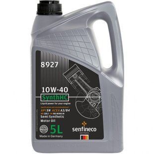 Моторне масло Senfineco Senfineco SynthHC 10W-40 SN; A3/B4, 5 л. (8927) 8927 фото