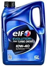 Моторне масло, напівсинтетичне Elf Evolution 700 Turbo Diesel 10w40 5L (216672) 216672 фото