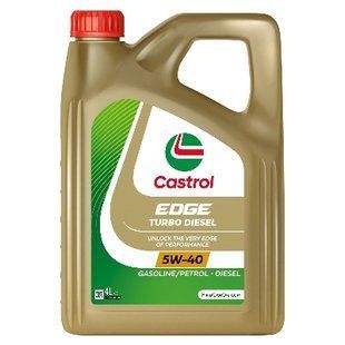 Моторне масло, синтетичне Castrol Edge Turbo Diesel Titanium 5W40 4L 15F819 15F819 фото