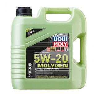 Синтетична моторна олива - Molygen New Generation 5W-20 4л. (20798) 20798 фото