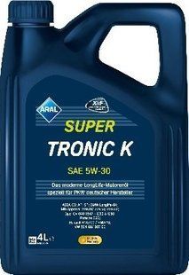 Синтетическое моторное масло ARAL SuperTronic K 5w30 4л (15DBCD) 15DBCD фото